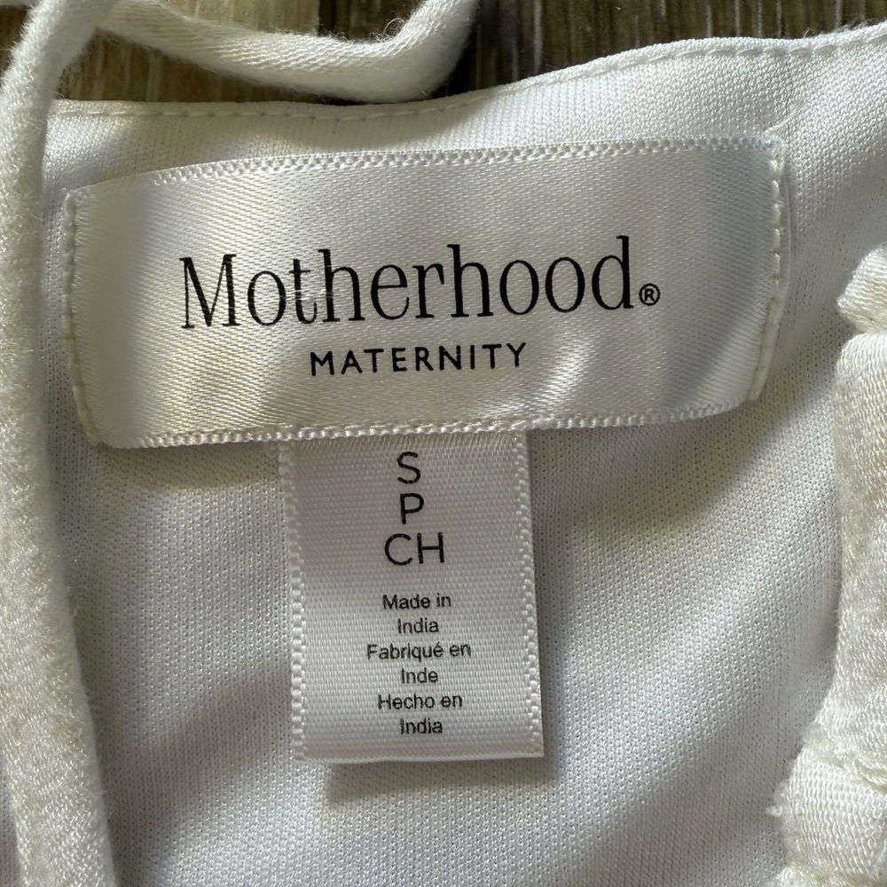 Maternity Motherhood white maxi dress size S/P ( measurements posted) - Picture 9 of 10